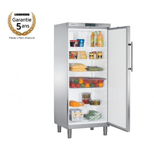 Liebherr - Edelstahl Gastro Kühlschrank mit 596 l Nutzinhalt, Temperaturbereich von -2 bis +15°C